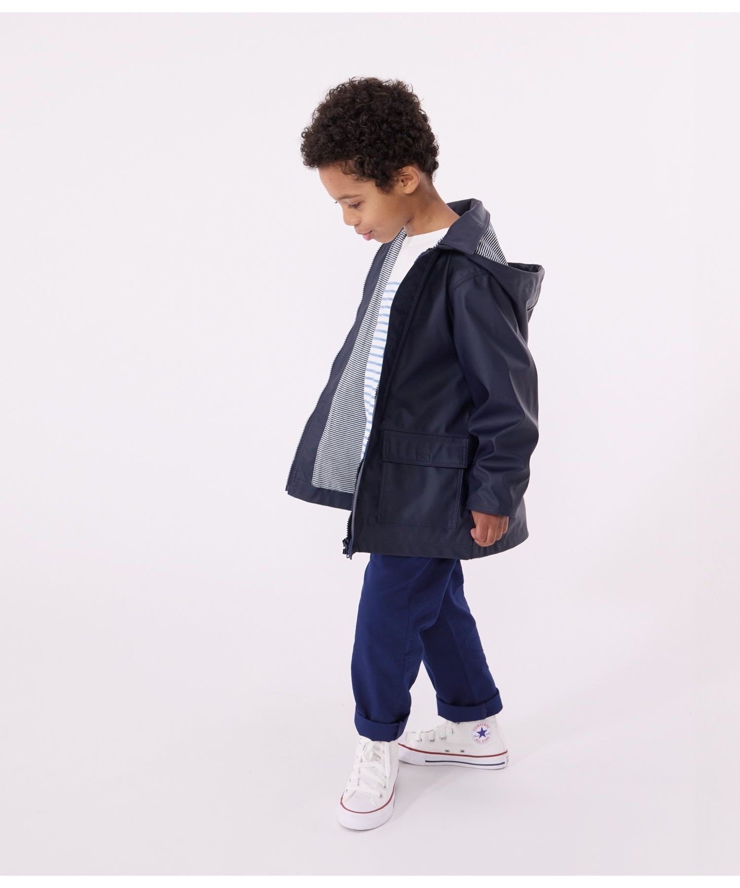 【プチバトー/PETIT BATEAU / KIDS】のヨットパーカ インテリア・キッズ・メンズ・レディースファッション・服の通販 founy(ファニー) 　ファッション　Fashion　キッズファッション　KIDS　ベーシック　Basic　人気　Popularity　ダークネイビー|ID: prp329100004543444 ipo3291000000032105810
