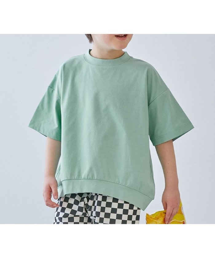 【デビロック/devirock / KIDS】の防汚 無地バルーン半袖Tシャツ Tシャツ トップス 25SS インテリア・キッズ・メンズ・レディースファッション・服の通販 founy(ファニー) https://founy.com/ ファッション Fashion キッズファッション KIDS トップス・カットソー Tops/Tees/Kids ストレッチ Stretch バルーン Balloon 半袖 Short Sleeve 無地 Plain Color おすすめ Recommend 2025年 2025 2025春夏・S/S Ss,Spring/Summer,2025 |ID: prp329100004543450 ipo3291000000032105887
