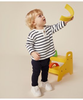 【プチバトー/PETIT BATEAU / KIDS】の長袖Tシャツ 人気、トレンドファッション・服の通販 founy(ファニー) ファッション Fashion キッズファッション KIDS おすすめ Recommend シンプル Simple デニム Denim ボーダー Border 長袖 Long Sleeve |ID:prp329100004543452