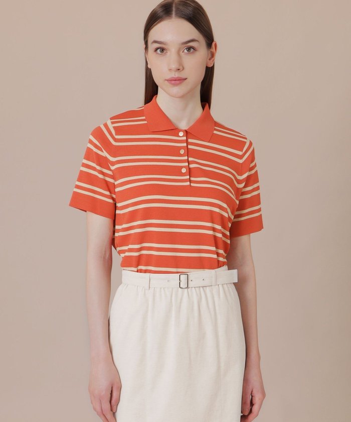 【マッキントッシュ ロンドン/MACKINTOSH LONDON】のアイスレーヨンポロ インテリア・キッズ・メンズ・レディースファッション・服の通販 founy(ファニー) https://founy.com/ ファッション Fashion レディースファッション WOMEN ウォッシャブル Washable ストレッチ Stretch スポーティ Sporty ワイド Wide 夏 Summer 春 Spring |ID: prp329100004543453 ipo3291000000032105911