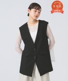 【ビームス ウイメン/BEAMS】の【ビームスの百名品】ノーカラー バック ギャザー ジレ 人気、トレンドファッション・服の通販 founy(ファニー) ファッション Fashion レディースファッション WOMEN アウター Coat Outerwear トップス・カットソー Tops/Tshirt ベスト/ジレ Gilets/Vests バッグ Bag エレガント 上品 Elegant カットソー Cut And Sew ギャザー Gather シンプル Simple ストレッチ Stretch バランス Balance thumbnail BLACK|ID: prp329100004543457 ipo3291000000032105943