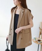 【ディスコート/Discoat】のリネンライクフレンチシャツジャケット《WEB限定カラーあり》 ベージュ|ID: prp329100004543460 ipo3291000000032622027