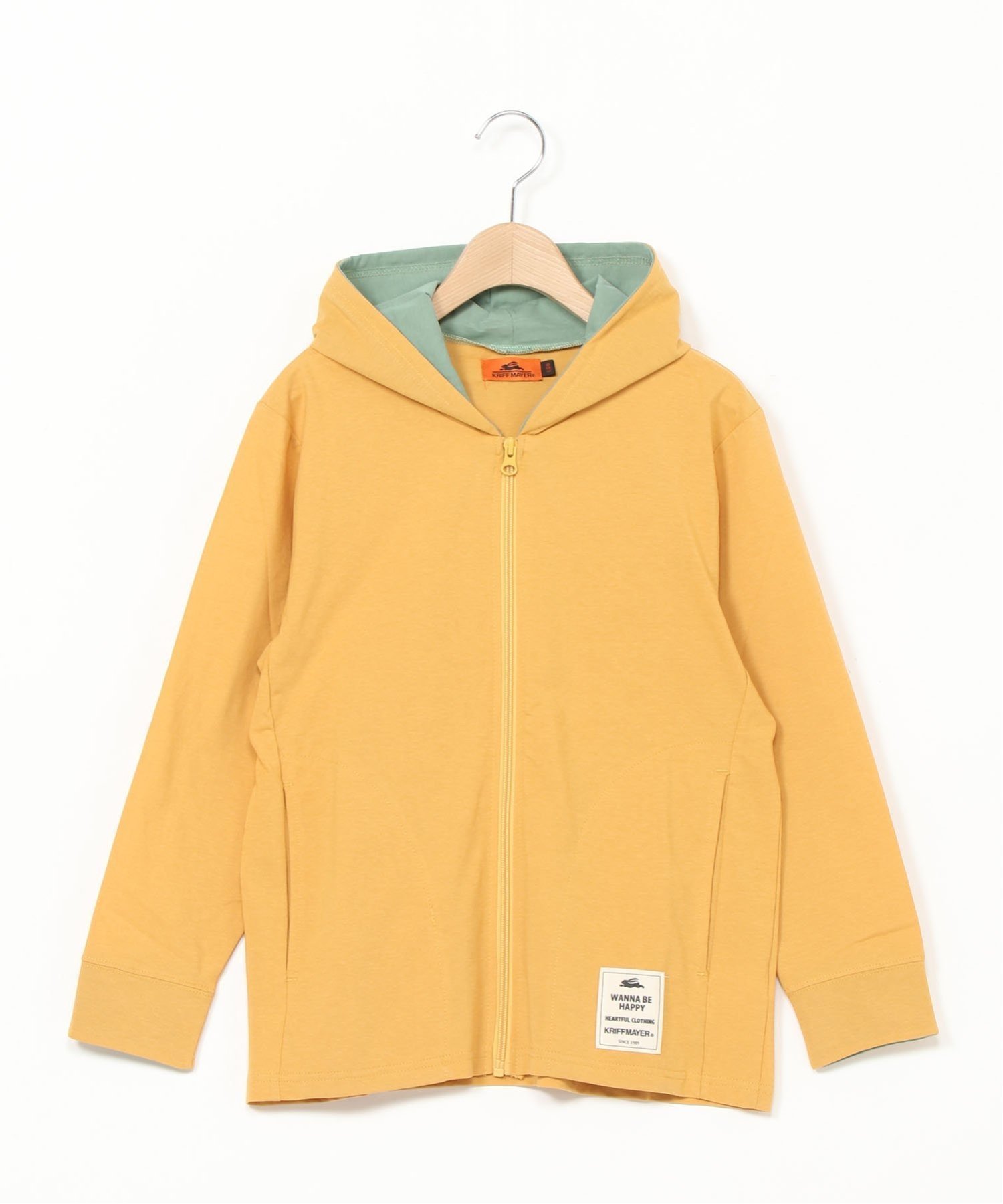 【クリフメイヤー キッズ/KRIFF MAYER / KIDS】のUVカットさらパーカー インテリア・キッズ・メンズ・レディースファッション・服の通販 founy(ファニー) 　ファッション　Fashion　キッズファッション　KIDS　シンプル　Simple　スタンダード　Standard　パーカー　Hoodie　春　Spring　秋　Autumn/Fall　MUSTARD|ID: prp329100004543491 ipo3291000000032106217