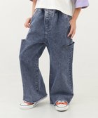 【デビロック/devirock / KIDS】のハイウエスト カットアウトデニム ボトムス ロングパンツ デニムパンツ 24AW 001-ネイビー|ID: prp329100004543505 ipo3291000000032106328