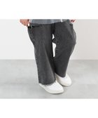 【デビロック/devirock / KIDS】のハイウエスト カットアウトデニム ボトムス ロングパンツ デニムパンツ 24AW 003-ブラック|ID: prp329100004543505 ipo3291000000032106329