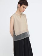 【ラシュッド/LASUD】のダブルレイヤードPO グレージュ|ID: prp329100004543507 ipo3291000000032759213