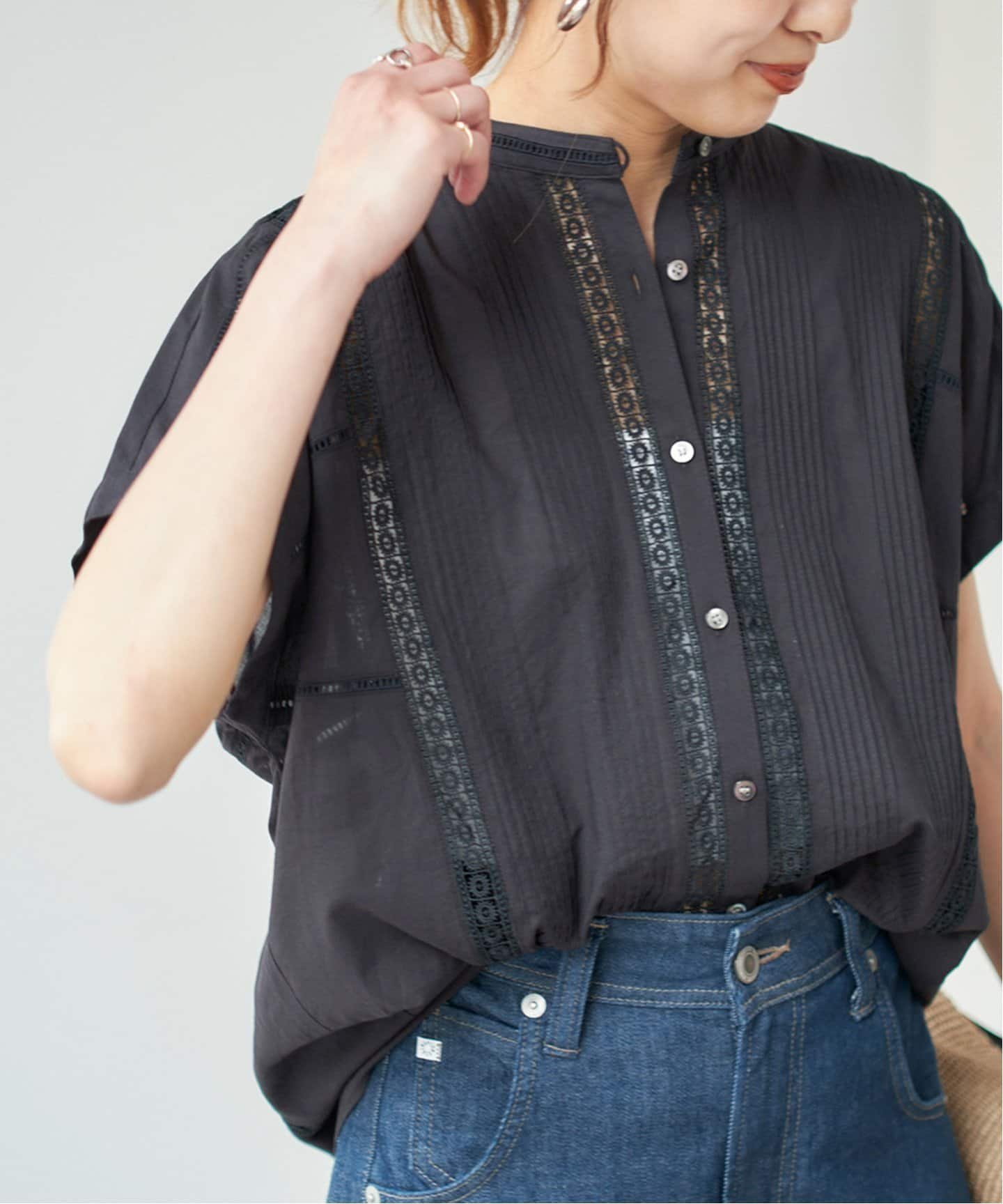 【スピック&スパン/Spick & Span】のケミカルレースフレンチブラウス 人気、トレンドファッション・服の通販 founy(ファニー) 　ファッション　Fashion　レディースファッション　WOMEN　トップス・カットソー　Tops/Tshirt　シャツ/ブラウス　Shirts/Blouses　カフス　Cuffs　ギャザー　Gather　シアー　Sheer　フォルム　Form　フレンチ　French　レース　Race　 other-1|ID: prp329100004543521 ipo3291000000032361032