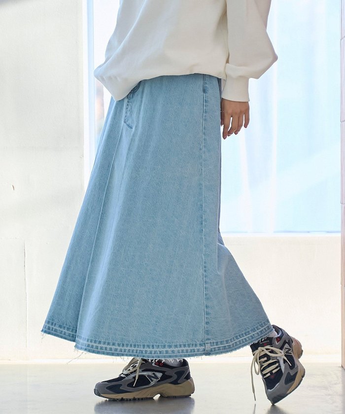 【コーエン/COEN】のデニムフレアロングスカート インテリア・キッズ・メンズ・レディースファッション・服の通販 founy(ファニー) https://founy.com/ ファッション Fashion レディースファッション WOMEN スカート Skirt ロングスカート Long Skirt ヴィンテージ Vintage カットオフ Cut Off コンパクト Compact シューズ Shoes ジャケット Jacket スニーカー Sneakers ソックス Socks デニム Denim バランス Balance バレエ Ballet フェミニン Feminine フレア Flare ポケット Pocket ユーズド Used リメイク Remake ロング Long おすすめ Recommend |ID: prp329100004543529 ipo3291000000032209953