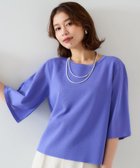 【アンタイトル/UNTITLED】の【清涼感/二の腕カバー】シアープルオーバーニット 人気、トレンドファッション・服の通販 founy(ファニー) ファッション Fashion レディースファッション WOMEN トップス・カットソー Tops/Tshirt ニット Knit Tops プルオーバー Pullover おすすめ Recommend シアー Sheer スリーブ Sleeve ダブル Double フレア Flare ボトム Bottom 夏 Summer thumbnail パープル|ID: prp329100004543536 ipo3291000000032130575