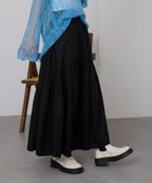 【その他のブランド/Other】のSETUP7/大人カジュアル フレアギャザーロングスカート BLK|ID: prp329100004543597 ipo3291000000032640461