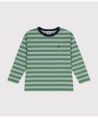 【プチバトー/PETIT BATEAU / KIDS】の長袖Tシャツ 人気、トレンドファッション・服の通販 founy(ファニー) ファッション Fashion キッズファッション KIDS おすすめ Recommend シンプル Simple ボーダー Border 人気 Popularity 定番 Standard 長袖 Long Sleeve thumbnail グリーン/ライトグリーン|ID: prp329100004543623 ipo3291000000032107446