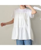 【デミルクス ビームス/Demi-Luxe BEAMS】のコンビ ティアード プルオーバー WHITE|ID: prp329100004543626 ipo3291000000032766539