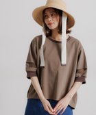 【スタディオ クリップ/studio CLIP】の袖シアーラインプルオーバー 人気、トレンドファッション・服の通販 founy(ファニー) ファッション Fashion レディースファッション WOMEN トップス・カットソー Tops/Tshirt プルオーバー Pullover おすすめ Recommend カットソー Cut And Sew シアー Sheer スリーブ Sleeve ベスト Vest ボトム Bottom thumbnail ブラウン50|ID: prp329100004543644 ipo3291000000032280165