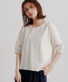 【スタディオ クリップ/studio CLIP】の袖シアーラインプルオーバー 人気、トレンドファッション・服の通販 founy(ファニー) ファッション Fashion レディースファッション WOMEN トップス・カットソー Tops/Tshirt プルオーバー Pullover おすすめ Recommend カットソー Cut And Sew シアー Sheer スリーブ Sleeve ベスト Vest ボトム Bottom thumbnail オフホワイト11|ID: prp329100004543644 ipo3291000000032280166