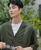 【グローバルワーク/GLOBAL WORK / MEN】の洗えるサラサラサマーカーディガン/五分袖/287557 人気、トレンドファッション・服の通販 founy(ファニー) ファッション Fashion メンズファッション Men's Style Online おすすめ Recommend カーディガン Cardigan シンプル Simple スラックス Slacks フィット Fit リラックス Relax 夏 Summer 洗える Washable 鹿の子 Pique thumbnail グリーン76|ID: prp329100004543676 ipo3291000000032645579