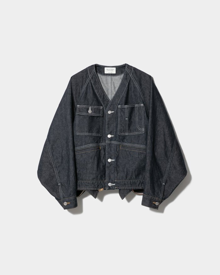 【ビューティフル ピープル/beautiful people】のdouble-end left hand twill denim blouson インテリア・キッズ・メンズ・レディースファッション・服の通販 founy(ファニー) https://founy.com/ ファッション Fashion レディースファッション Ladies' Fashion Online アウター Coat Outerwear ブルゾン Blouson/Jackets ジャケット Jacket デニム Denim パターン Pattern フォルム Form フロント Front ブルゾン Blouson ヨーク Yoke ワーク Work |ID: prp329100004543677 ipo3291000000032382104