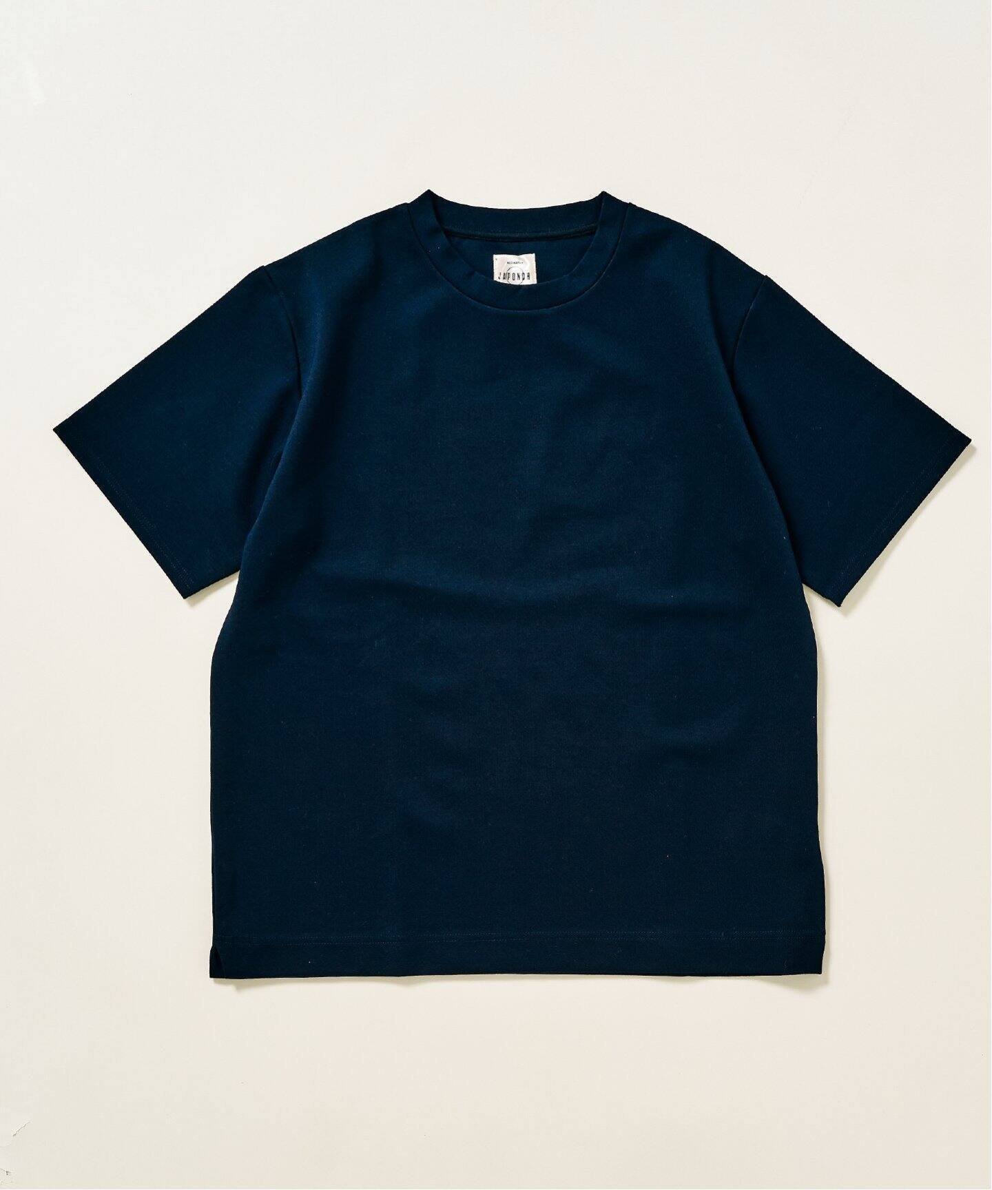 【フォーワンセブン エディフィス/417 EDIFICE】のJAPONCH / ポンチ カットソーS/S インテリア・キッズ・メンズ・レディースファッション・服の通販 founy(ファニー) 　ファッション　Fashion　レディースファッション　WOMEN　トップス・カットソー　Tops/Tshirt　カットソー　Cut and Sewn　カットソー　Cut And Sew　ストレッチ　Stretch　ベーシック　Basic　夏　Summer　定番　Standard　日本製　Made In Japan　S/S・春夏　Ss・Spring/Summer　無地　Plain Color　ネイビー|ID: prp329100004543679 ipo3291000000032333772