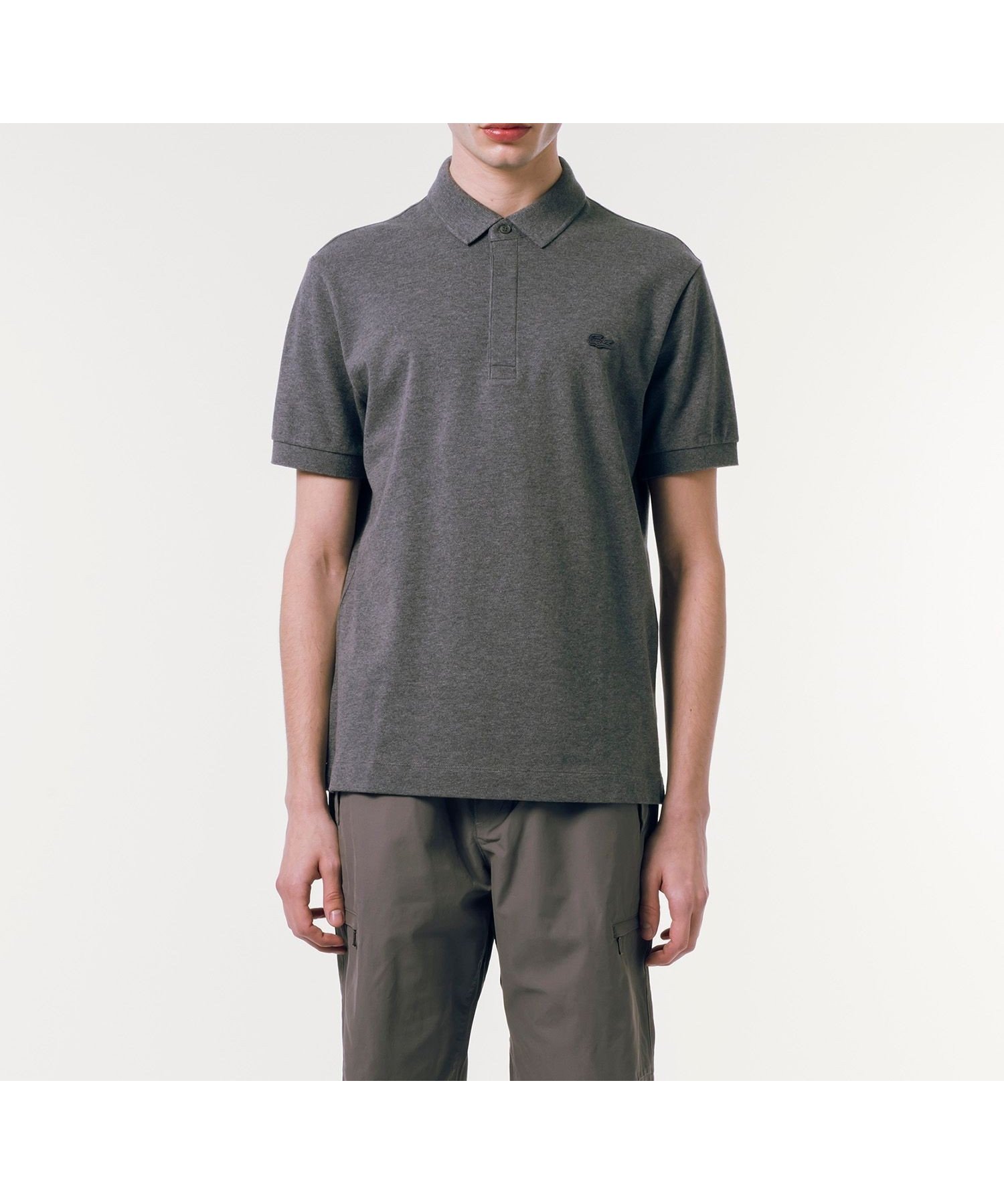 【ラコステ/LACOSTE / MEN】の『Le Paris Polo』レギュラーフィット パリポロ 比翼ポロシャツ インテリア・キッズ・メンズ・レディースファッション・服の通販 founy(ファニー) 　ファッション　Fashion　メンズファッション　MEN　エレガント 上品　Elegant　スマート　Smart　ドレス　Dress　フィット　Fit　ポロシャツ　Polo Shirt　レギュラー　Regular　チャコールグレー|ID: prp329100004543688 ipo3291000000032108069