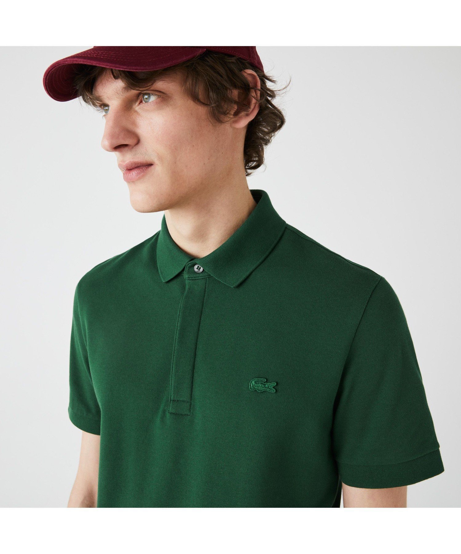 【ラコステ/LACOSTE / MEN】の『Le Paris Polo』レギュラーフィット パリポロ 比翼ポロシャツ インテリア・キッズ・メンズ・レディースファッション・服の通販 founy(ファニー) 　ファッション　Fashion　メンズファッション　MEN　エレガント 上品　Elegant　スマート　Smart　ドレス　Dress　フィット　Fit　ポロシャツ　Polo Shirt　レギュラー　Regular　グリーン|ID: prp329100004543688 ipo3291000000032108074