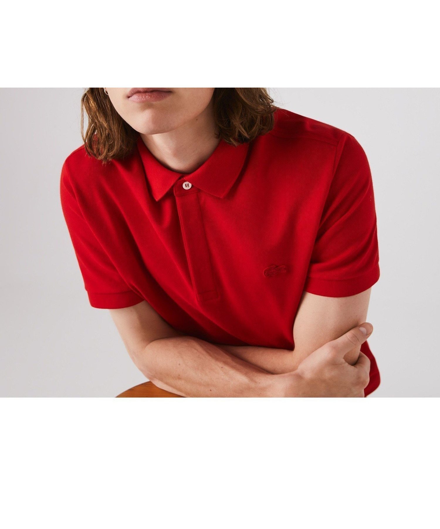 【ラコステ/LACOSTE / MEN】の『Le Paris Polo』レギュラーフィット パリポロ 比翼ポロシャツ インテリア・キッズ・メンズ・レディースファッション・服の通販 founy(ファニー) 　ファッション　Fashion　メンズファッション　MEN　エレガント 上品　Elegant　スマート　Smart　ドレス　Dress　フィット　Fit　ポロシャツ　Polo Shirt　レギュラー　Regular　レッド|ID: prp329100004543688 ipo3291000000032108083