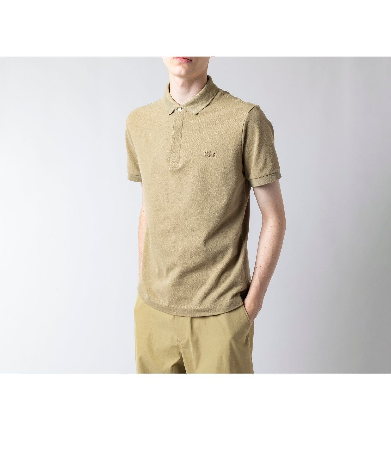 【ラコステ/LACOSTE / MEN】の『Le Paris Polo』レギュラーフィット パリポロ 比翼ポロシャツ インテリア・キッズ・メンズ・レディースファッション・服の通販 founy(ファニー) 　ファッション　Fashion　メンズファッション　MEN　エレガント 上品　Elegant　スマート　Smart　ドレス　Dress　フィット　Fit　ポロシャツ　Polo Shirt　レギュラー　Regular　ベージュ|ID: prp329100004543688 ipo3291000000032108089