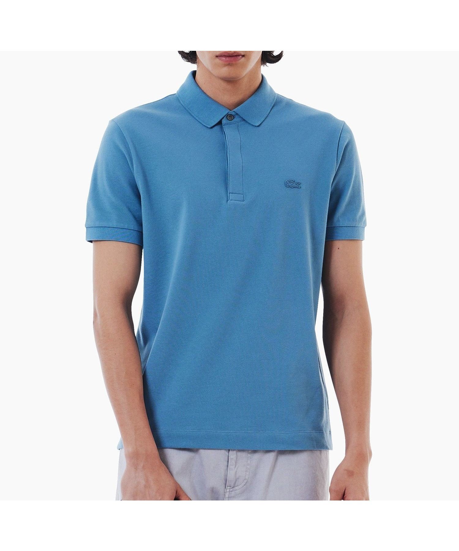 【ラコステ/LACOSTE / MEN】の『Le Paris Polo』レギュラーフィット パリポロ 比翼ポロシャツ インテリア・キッズ・メンズ・レディースファッション・服の通販 founy(ファニー) 　ファッション　Fashion　メンズファッション　MEN　エレガント 上品　Elegant　スマート　Smart　ドレス　Dress　フィット　Fit　ポロシャツ　Polo Shirt　レギュラー　Regular　ブルーグラス|ID: prp329100004543688 ipo3291000000032108092