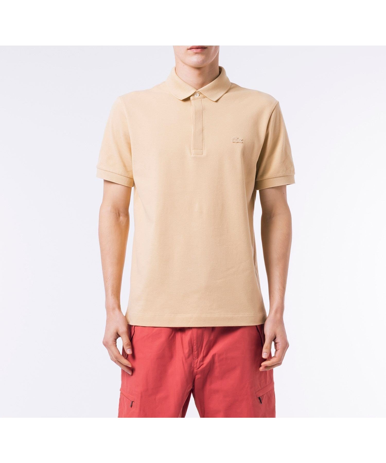 【ラコステ/LACOSTE / MEN】の『Le Paris Polo』レギュラーフィット パリポロ 比翼ポロシャツ インテリア・キッズ・メンズ・レディースファッション・服の通販 founy(ファニー) 　ファッション　Fashion　メンズファッション　MEN　エレガント 上品　Elegant　スマート　Smart　ドレス　Dress　フィット　Fit　ポロシャツ　Polo Shirt　レギュラー　Regular　ライトベージュ|ID: prp329100004543688 ipo3291000000032108093
