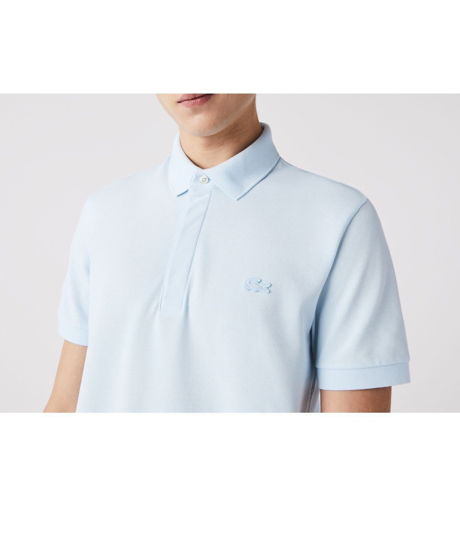 【ラコステ/LACOSTE / MEN】の『Le Paris Polo』レギュラーフィット パリポロ 比翼ポロシャツ インテリア・キッズ・メンズ・レディースファッション・服の通販 founy(ファニー) 　ファッション　Fashion　メンズファッション　MEN　エレガント 上品　Elegant　スマート　Smart　ドレス　Dress　フィット　Fit　ポロシャツ　Polo Shirt　レギュラー　Regular　ライトブルー|ID: prp329100004543688 ipo3291000000032108108