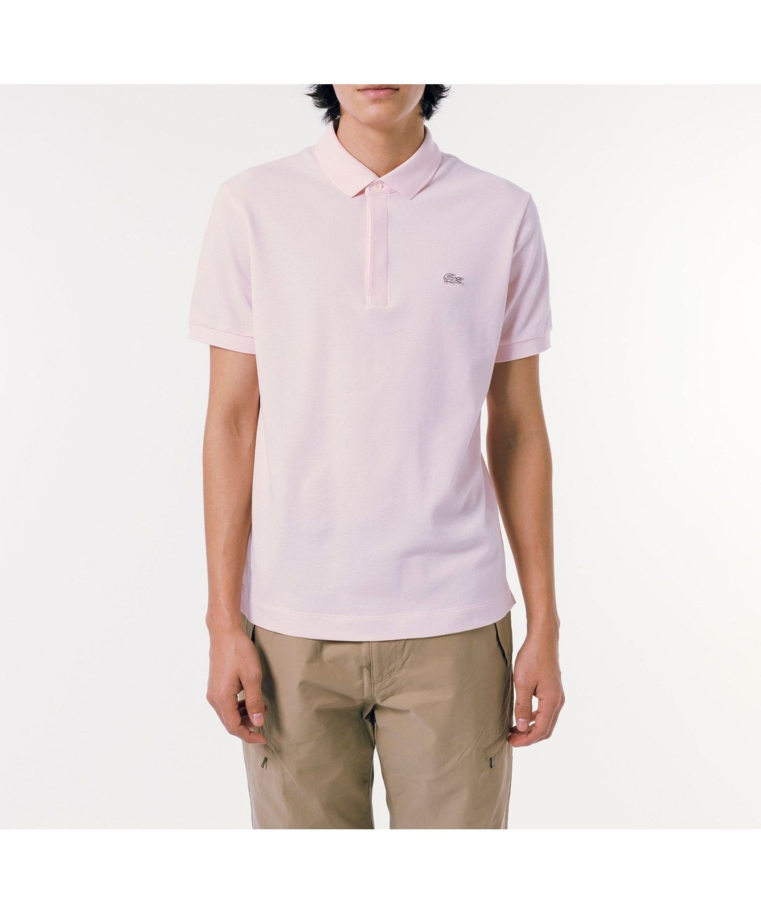 【ラコステ/LACOSTE / MEN】の『Le Paris Polo』レギュラーフィット パリポロ 比翼ポロシャツ インテリア・キッズ・メンズ・レディースファッション・服の通販 founy(ファニー) 　ファッション　Fashion　メンズファッション　MEN　エレガント 上品　Elegant　スマート　Smart　ドレス　Dress　フィット　Fit　ポロシャツ　Polo Shirt　レギュラー　Regular　ライトピンク|ID: prp329100004543688 ipo3291000000032108109