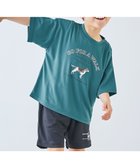 【デビロック/devirock / KIDS】の速乾 サラっとストレッチ メッシュ デビラボ 半袖Tシャツ Tシャツ トップス 25SS 006-ドッグ-ハンターグリーン|ID: prp329100004543689 ipo3291000000032133173