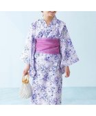 【デビロック/devirock / KIDS】の【普段着もOK】 シワになりにくい セパレート ワンピース浴衣 浴衣 25SS 人気、トレンドファッション・服の通販 founy(ファニー) ファッション Fashion キッズファッション Fashion for Kids ワンピース Dresses オーガンジー Organza Fabric セパレート Separate, Two-Piece おすすめ Recommended / Our Picks 2025年 2025 2025春夏・S/S Spring/Summer 2025 SS25 thumbnail 002-小花-ライラック|ID: prp329100004543712 ipo3291000000032728277