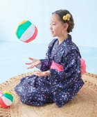 【デビロック/devirock / KIDS】の【普段着もOK】 シワになりにくい セパレート ワンピース浴衣 浴衣 25SS 人気、トレンドファッション・服の通販 founy(ファニー) ファッション Fashion キッズファッション Fashion for Kids ワンピース Dresses オーガンジー Organza Fabric セパレート Separate, Two-Piece おすすめ Recommended / Our Picks 2025年 2025 2025春夏・S/S Spring/Summer 2025 SS25 thumbnail 003-小花-ネイビー|ID: prp329100004543712 ipo3291000000032728279