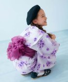 【デビロック/devirock / KIDS】の【普段着もOK】 シワになりにくい セパレート ワンピース浴衣 浴衣 25SS 人気、トレンドファッション・服の通販 founy(ファニー) ファッション Fashion キッズファッション Fashion for Kids ワンピース Dresses オーガンジー Organza Fabric セパレート Separate, Two-Piece おすすめ Recommended / Our Picks 2025年 2025 2025春夏・S/S Spring/Summer 2025 SS25 thumbnail 004-フラワー2-パープル|ID: prp329100004543712 ipo3291000000032728280