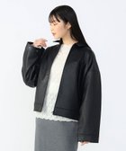 【ビームス ハート/BEAMS HEART】のフェイクレザー ジップブルゾン(S~M) BLACK|ID: prp329100004543732 ipo3291000000032108458