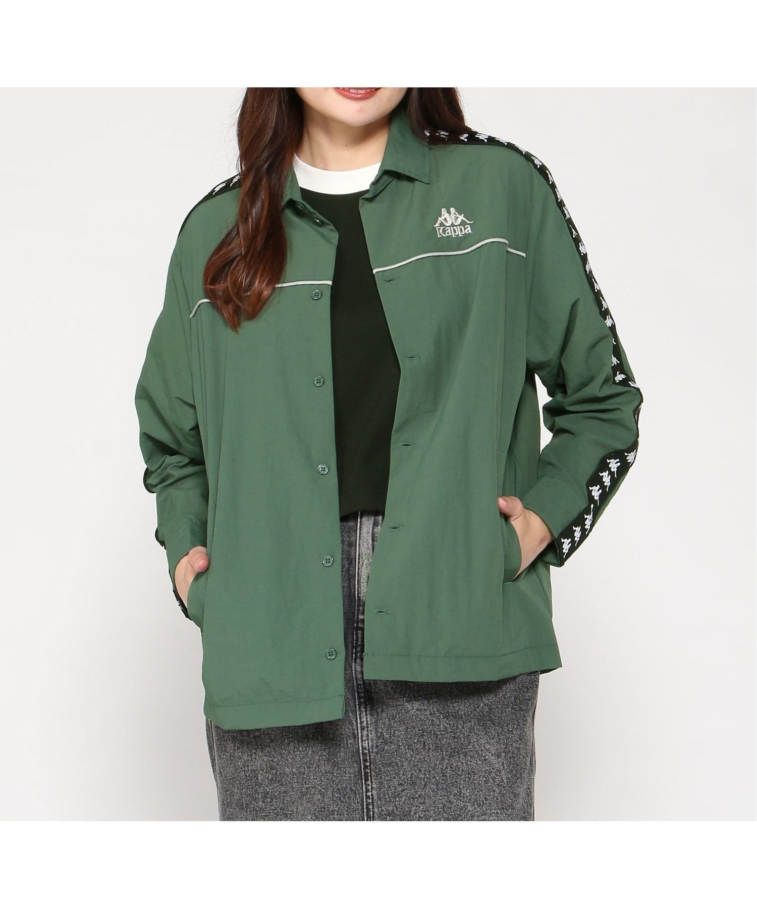 【ニッキー/nikki】のKappa/バンダ ウーブンシャツJK インテリア・キッズ・メンズ・レディースファッション・服の通販 founy(ファニー) 　ファッション　Fashion　レディースファッション　WOMEN　トップス・カットソー　Tops/Tshirt　シャツ/ブラウス　Shirts/Blouses　キャミソール　Camisole　タンク　Tank　ベーシック　Basic　GN|ID: prp329100004543761 ipo3291000000032108621