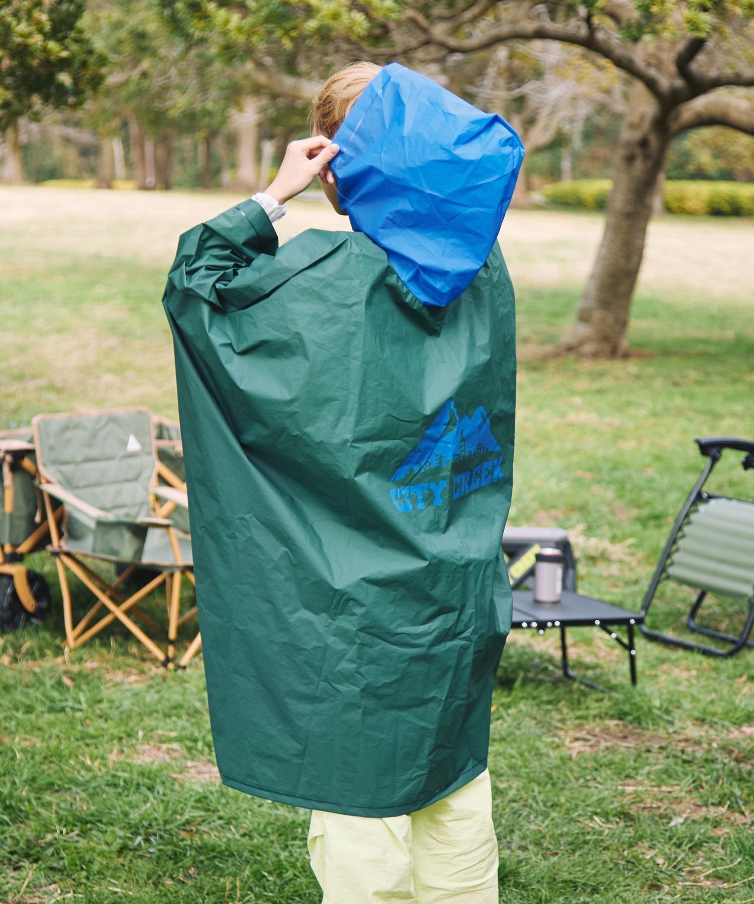 【ニコアンド/niko and】の【CITY CREEK】EVAレインポンチョ 人気、トレンドファッション・服の通販 founy(ファニー) 　ファッション　Fashion　レディースファッション　Ladies' Fashion Online　アウター　Coat Outerwear　ポンチョ　Ponchos　アウトドア　Outdoor　コンパクト　Compact　スポーツ　Sports　プリント　Print　ポンチョ　Poncho　軽量　Lightweight　 other-1|ID: prp329100004543776 ipo3291000000032629099