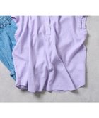 【フリークスストア/FREAK'S STORE】のリネンブレンド スキッパーブラウス/フレンチスリーブブラウス セットアップ対応 25SS ラベンダー|ID: prp329100004543803 ipo3291000000032620656