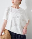 【スローブ イエナ/SLOBE IENA】のLA HUTTE/ラ ユット SLOBE別注 ロゴTEE 人気、トレンドファッション・服の通販 founy(ファニー) ファッション Fashion レディースファッション Fashion for Women 別注 Limited Edition, Custom Order thumbnail ホワイト|ID: prp329100004543807 ipo3291000000032971517