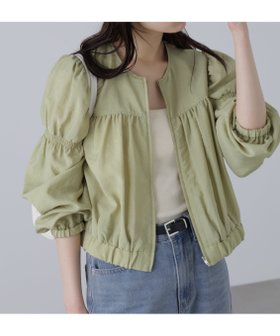【フリーズマート/FREE'S MART】のノーカラーギャザーシャツブルゾン 人気、トレンドファッション・服の通販 founy(ファニー) ファッション Fashion レディースファッション WOMEN アウター Coat Outerwear ブルゾン Blouson/Jackets トップス・カットソー Tops/Tshirt シャツ/ブラウス Shirts/Blouses キャミワンピース Cami Dress ギャザー Gather ドレープ Drape ブルゾン Blouson |ID:prp329100004543809
