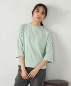 【コムサイズム/COMME CA ISM】の7分袖シンプルカットソー ミント|ID: prp329100004543815 ipo3291000000032255256