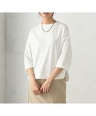 【コムサイズム/COMME CA ISM】の7分袖シンプルカットソー ホワイト|ID: prp329100004543815 ipo3291000000032255259