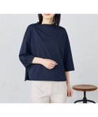 【コムサイズム/COMME CA ISM】の7分袖シンプルカットソー ネイビー|ID: prp329100004543815 ipo3291000000032255262
