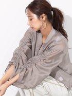 【ヴァン/Vin】のドロストスリーブシアーブルゾン サンドベージュ|ID: prp329100004543842 ipo3291000000032109094