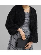 【ラシュッド/LASUD】のフェザーチュールボレロ 人気、トレンドファッション・服の通販 founy(ファニー) ファッション Fashion レディースファッション WOMEN アウター Coat Outerwear ボレロ Bolero jackets クロップド Cropped コンパクト Compact スリーブ Sleeve チュール Tulle バルーン Balloon ベーシック Basic thumbnail ブラック|ID: prp329100004543844 ipo3291000000032109110