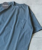 【アーバンリサーチ ドアーズ/URBAN RESEARCH DOORS / MEN】の『別注』Snow Peak Apparel*DOORS Pocket Logo T-shirts BLUE GRAY|ID: prp329100004543855 ipo3291000000033241781
