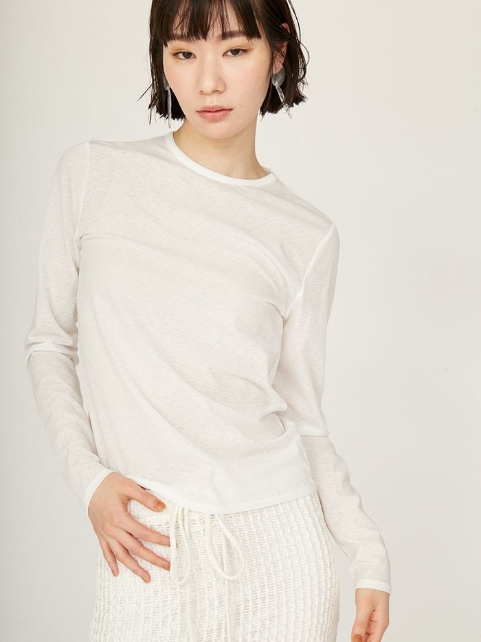 【エミ/emmi】のセミシアーベーシックトップス インテリア・キッズ・メンズ・レディースファッション・服の通販 founy(ファニー) https://founy.com/ ファッション Fashion レディースファッション Fashion for Women トップス・カットソー Cut & Sew Tops インナー Innerwear シンプル Simple, Minimal ジャケット Jacket, Outerwear スラックス Slacks, Dress Pants |ID: prp329100004543864 ipo3291000000033546335
