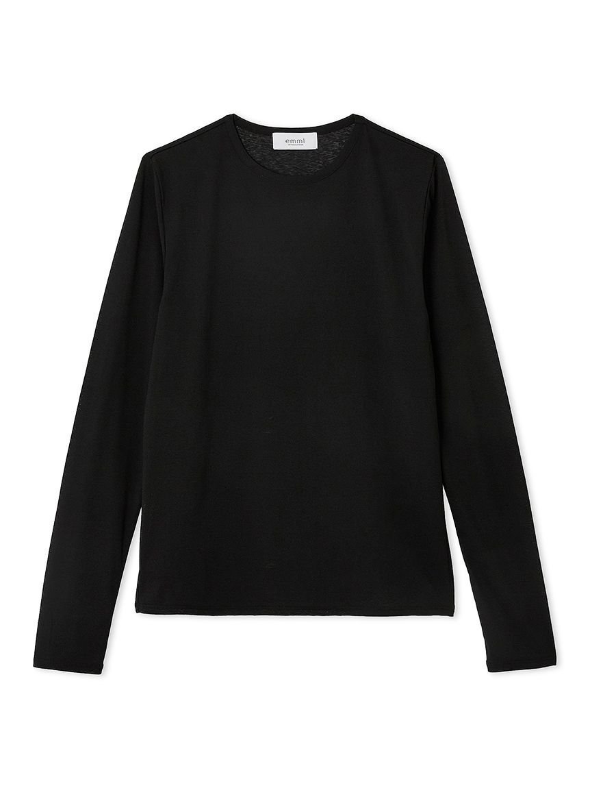 【エミ/emmi】のセミシアーベーシックトップス インテリア・キッズ・メンズ・レディースファッション・服の通販 founy(ファニー) 　ファッション　Fashion　レディースファッション　Fashion for Women　トップス・カットソー　Cut & Sew Tops　インナー　Innerwear　シンプル　Simple, Minimal　ジャケット　Jacket, Outerwear　スラックス　Slacks, Dress Pants　DGRY[008]|ID: prp329100004543864 ipo3291000000033546338