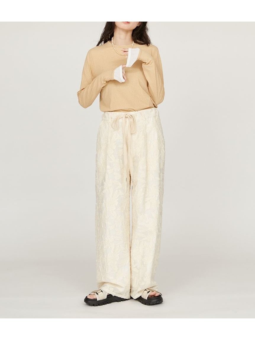 【エミ/emmi】のセミシアーベーシックトップス インテリア・キッズ・メンズ・レディースファッション・服の通販 founy(ファニー) 　ファッション　Fashion　レディースファッション　Fashion for Women　トップス・カットソー　Cut & Sew Tops　インナー　Innerwear　シンプル　Simple, Minimal　ジャケット　Jacket, Outerwear　スラックス　Slacks, Dress Pants　BEG[037]|ID: prp329100004543864 ipo3291000000033546340