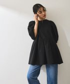 【アダム エ ロペ/ADAM ET ROPE'】の【WEB限定】・【新色追加】2WAYバルーンスリーブチュニック 人気、トレンドファッション・服の通販 founy(ファニー) ファッション Fashion レディースファッション WOMEN トップス・カットソー Tops/Tshirt 春 Spring 洗える Washable 軽量 Lightweight サッカー Soccer ストライプ Stripe スリーブ Sleeve チュニック Tunic 定番 Standard 人気 Popularity フェミニン Feminine ブロード Broad ペプラム Peplum レース Race S/S・春夏 Ss・Spring/Summer おすすめ Recommend 夏 Summer 2025年 2025 2025春夏・S/S Ss,Spring/Summer,2025 thumbnail ブラック(01)|ID: prp329100004543869 ipo3291000000032419480