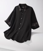 【ハレ/HARE】の【イージーケア UNISEX】TOROMIシシュウシャツSS ブラック09|ID: prp329100004543873 ipo3291000000032508064